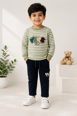 Kidsura Boys Varsity Stripe Co-ord Set