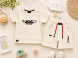 Kidsura Boys Paris Textured Summer Co-ord Set