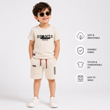 Kidsura Boys Paris Textured Summer Co-ord Set