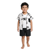 Kidsura Boys 3-Piece Urban Haze Outfit: Shirt, Tee & Shorts