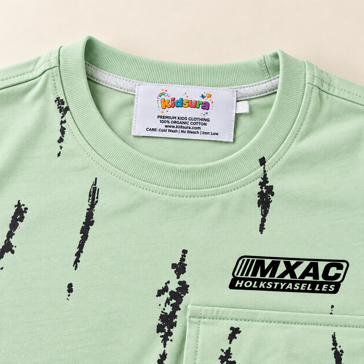 Kidsura Boys' 2-Piece Printed Cargo Shorts & T-Shirt Set | Urban Streetwear Co-Ord Outfit