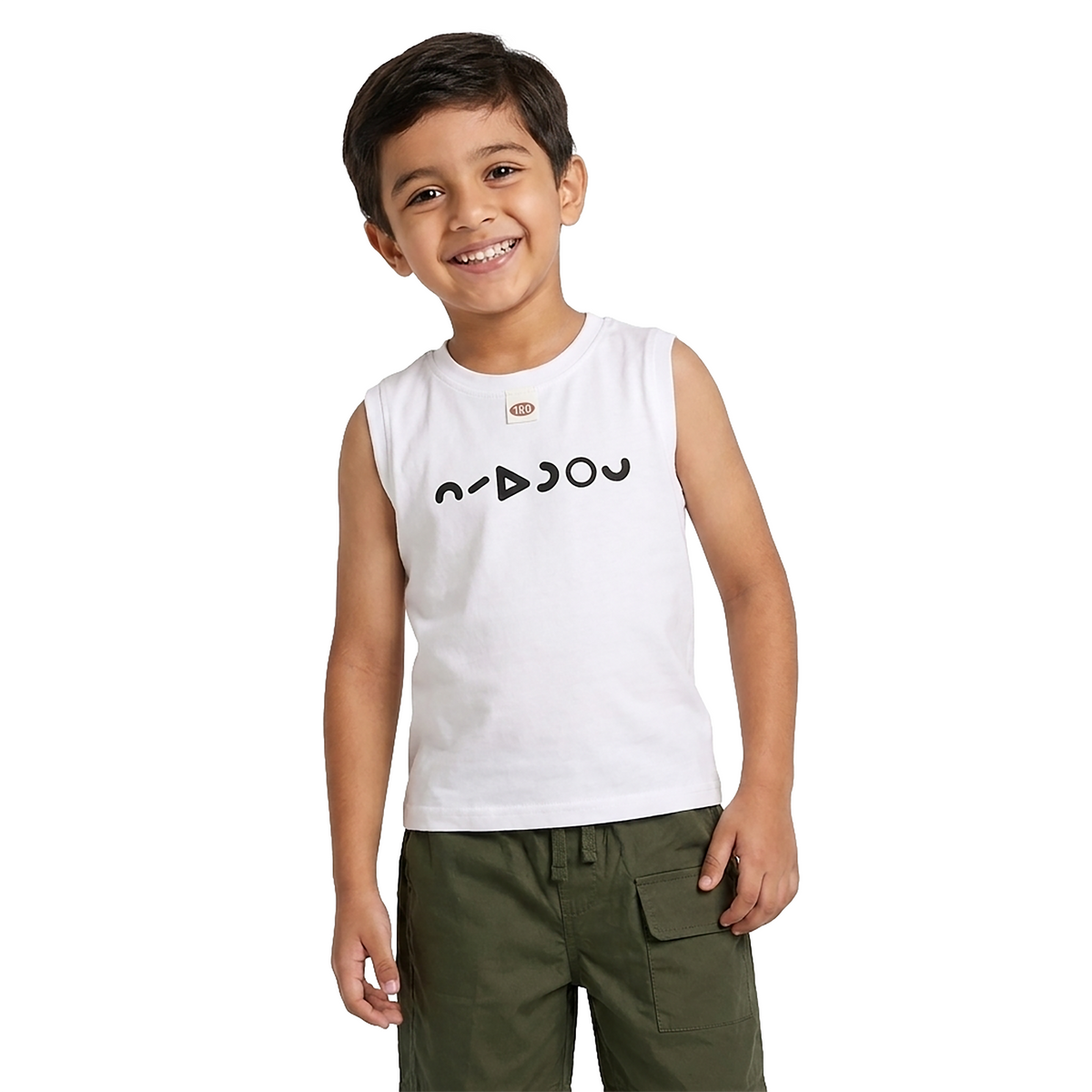 Kidsura Boys 3-Piece Outfit Set: Button Shirt, Graphic Tee & Shorts