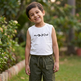 Kidsura Boys 3-Piece Outfit Set: Button Shirt, Graphic Tee & Shorts