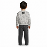 Kidsura Boys "Leisure" Tie-Dye Sweatshirt & Washed Denim Set (2-Piece)