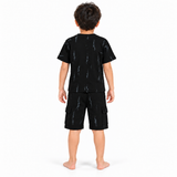 Kidsura Boys' 2-Piece Printed Cargo Shorts & T-Shirt Set | Urban Streetwear Co-Ord Outfit