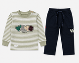 Kidsura Boys Varsity Stripe Co-ord Set