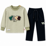 Kidsura Boys Varsity Stripe Co-ord Set