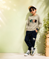 Kidsura Boys Varsity Stripe Co-ord Set