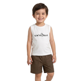 Kidsura Boys 3-Piece Summer Set: Button Shirt, Graphic Tee & Shorts