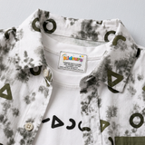 Kidsura Boys 3-Piece Outfit Set: Button Shirt, Graphic Tee & Shorts