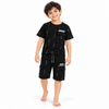 Kidsura Boys' 2-Piece Printed Cargo Shorts & T-Shirt Set | Urban Streetwear Co-Ord Outfit