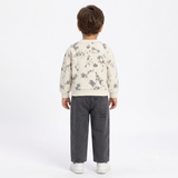 Kidsura Boys "Leisure" Tie-Dye Sweatshirt & Washed Denim Set (2-Piece)